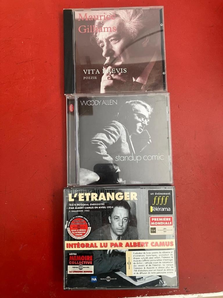 maurice gilliams woody allen albert camus cd, Livres, Enlèvement ou Envoi