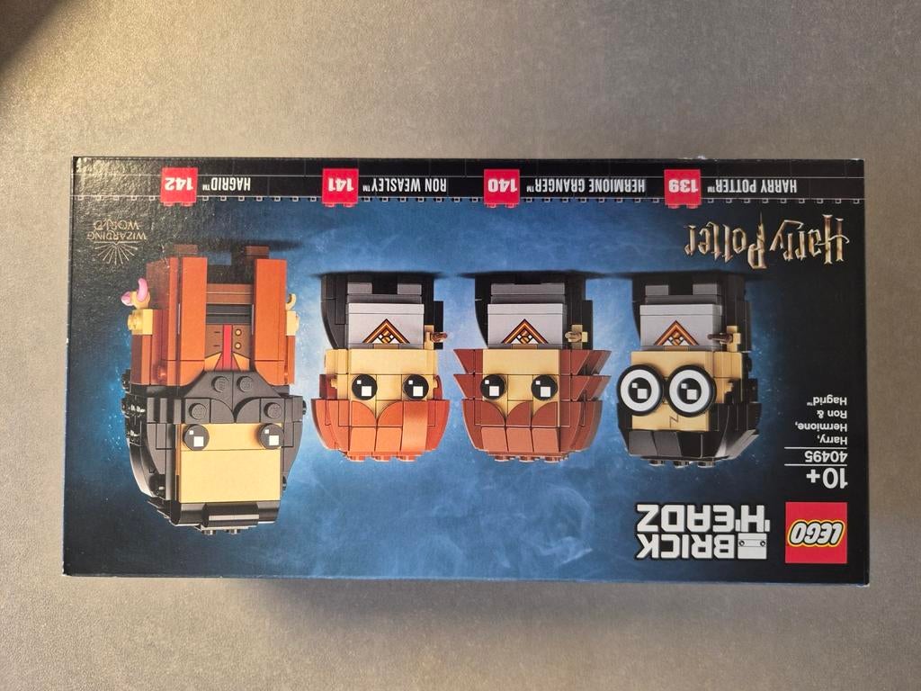 Lego 40495 Brickheadz Harry - Hermione - Ron - Hagrid, Ophalen of Verzenden, Nieuw, Complete set, Lego