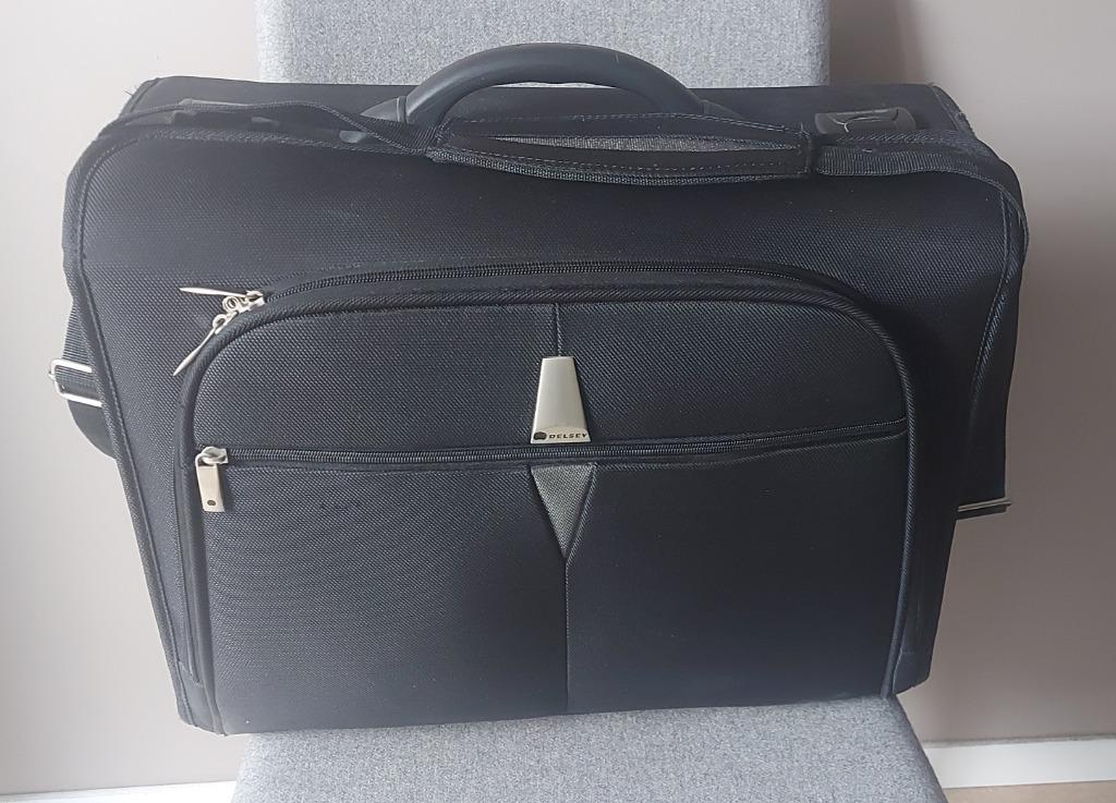 Delsey hardcases met dubbele codesluitingen, Ophalen, Gebruikt, Zwart, Aktetas of Boekentas