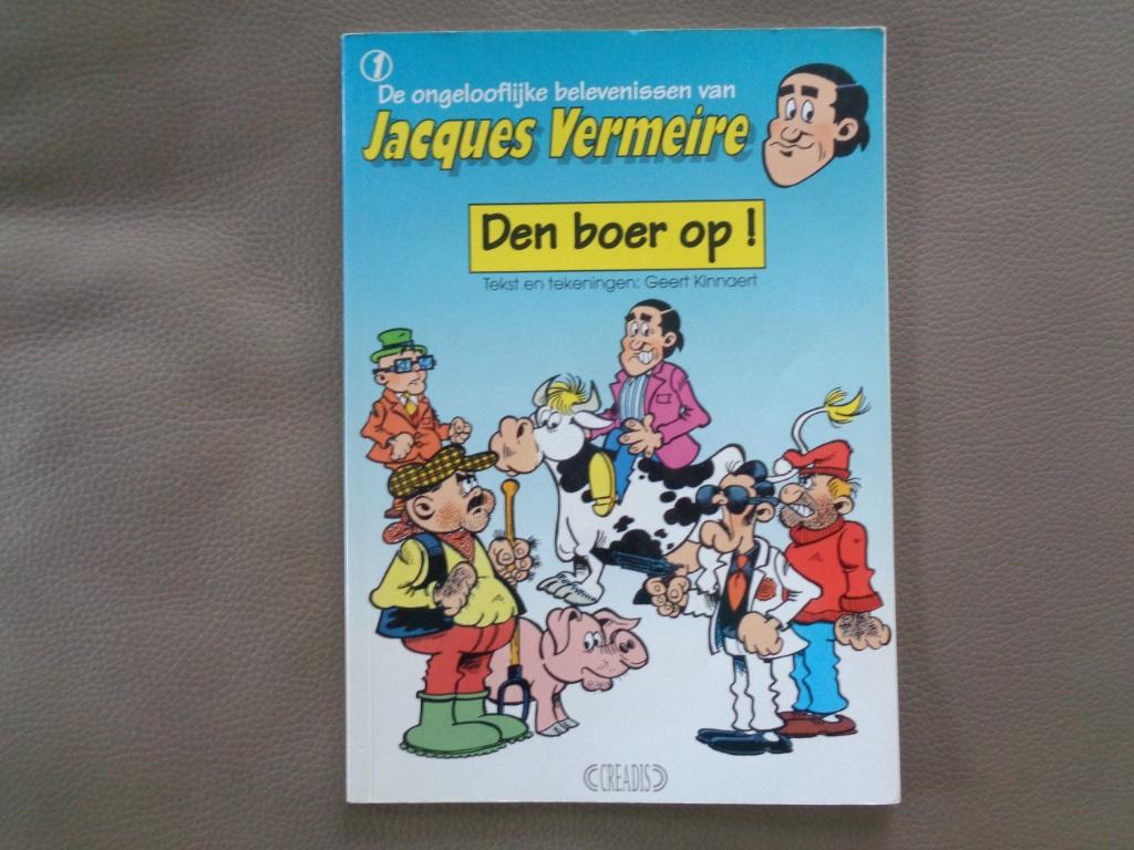 Jacques Vermeire 1 - Den boer op (1e druk 1993), Boeken, Stripverhalen, Ophalen of Verzenden