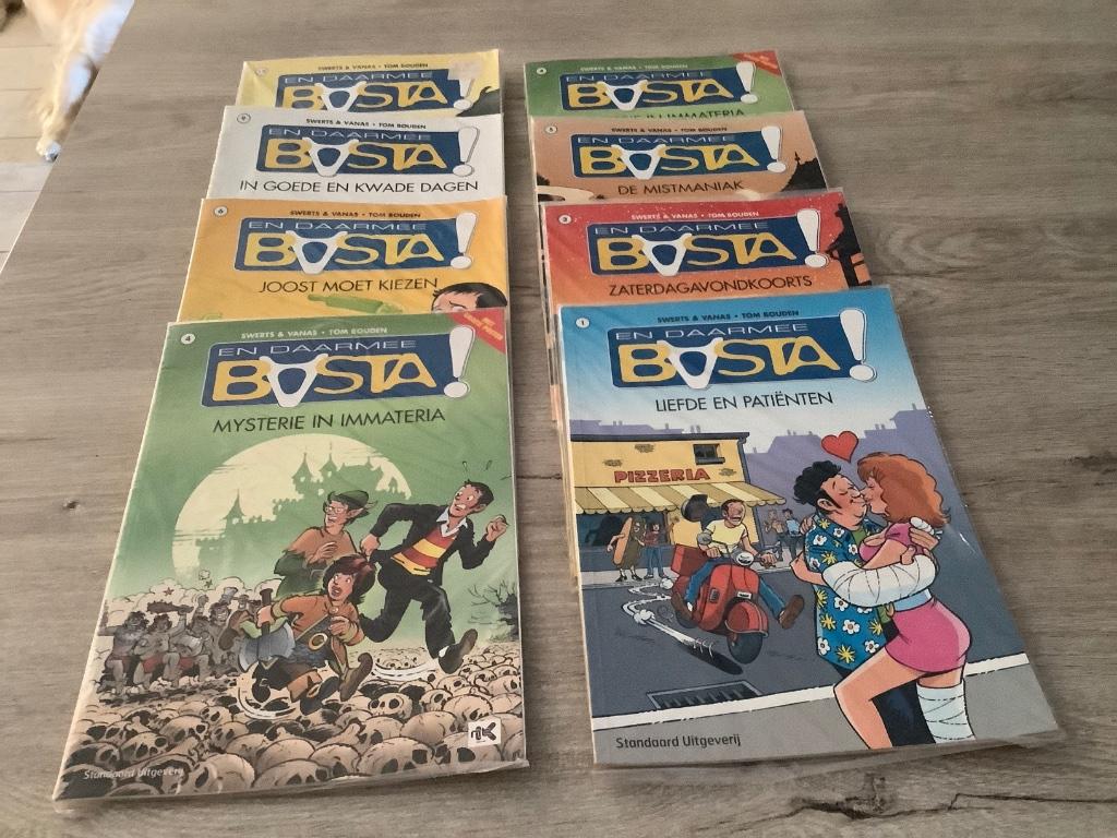 En daarmee Basta! verschillende strips (2003-2008), Ophalen of Verzenden, Zo goed als nieuw, Swerts/Vanas/Leemans, Meerdere stripboeken