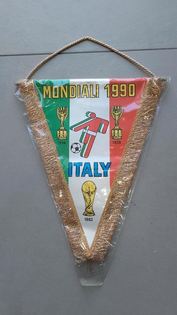 vaandel wimpel WK 1990 italië, Verzamelen, Ophalen of Verzenden, Nieuw, Vaantje of Sjaal
