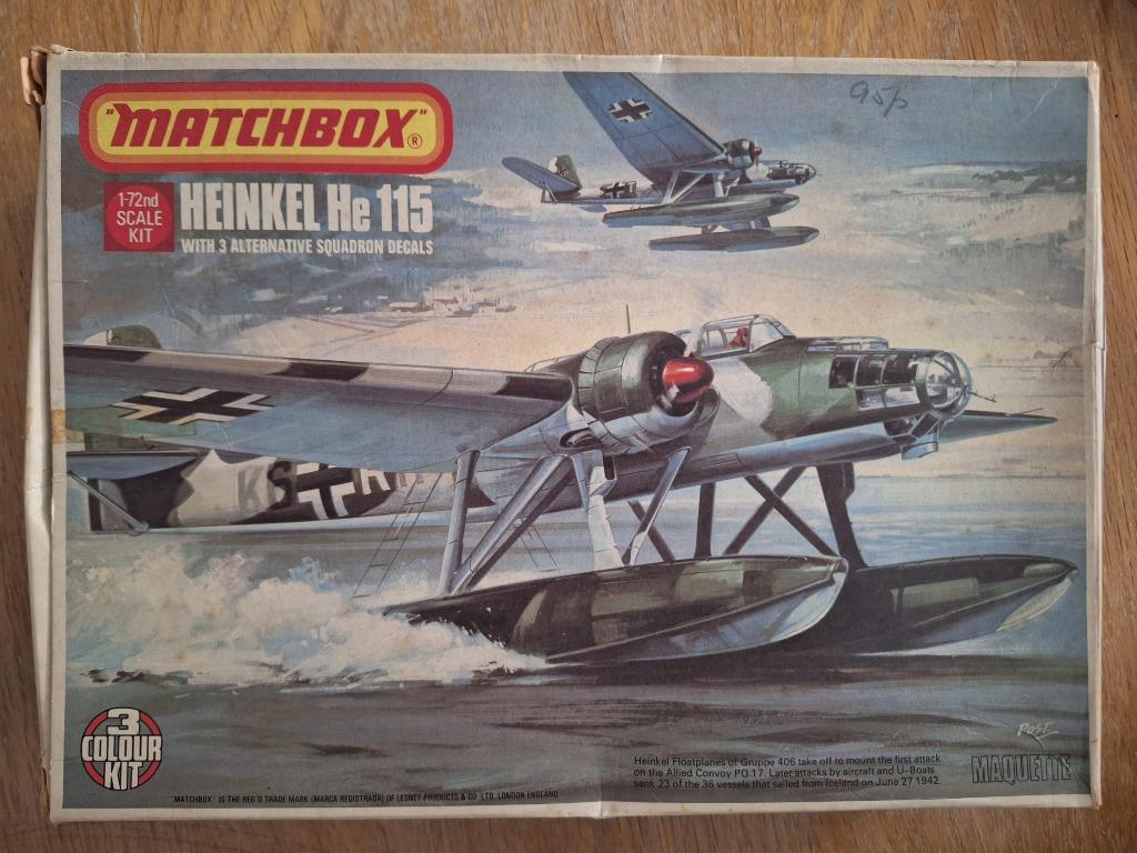 Matchbox Heinkel He 115, Enlèvement