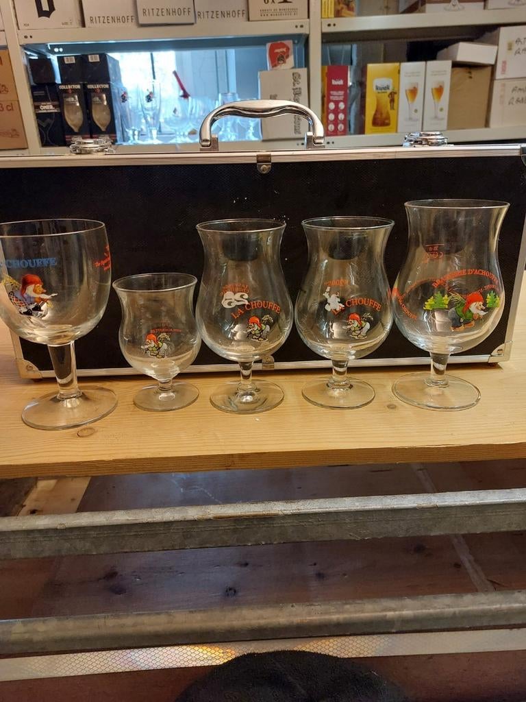 Chouffe glazen, Ophalen of Verzenden, Zo goed als nieuw