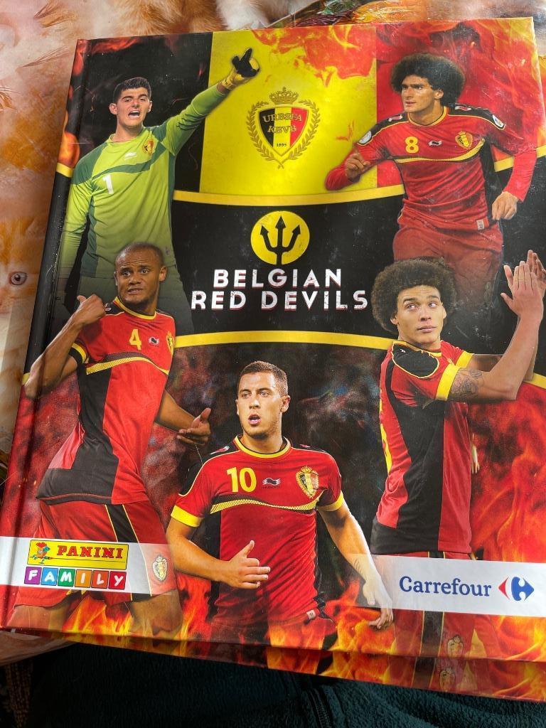 Stickers album Panini /Carrefour Belgian Red Devils, Autres supermarchés, Enlèvement ou Envoi