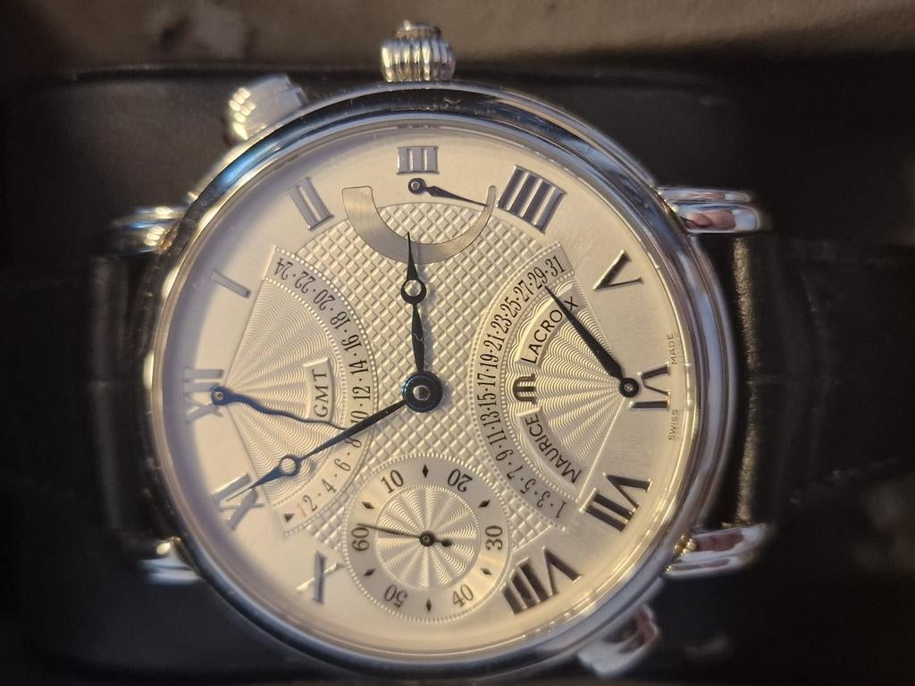 Maurice lacroix double retrograde comme neuve-, Enlèvement ou Envoi, Comme neuf
