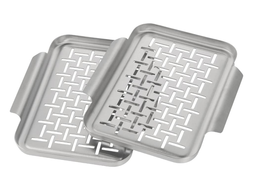 Grillplaten uit roestvrij staal in strikt nieuw staat, Ophalen of Verzenden, Nieuw, GRILLMEISTER