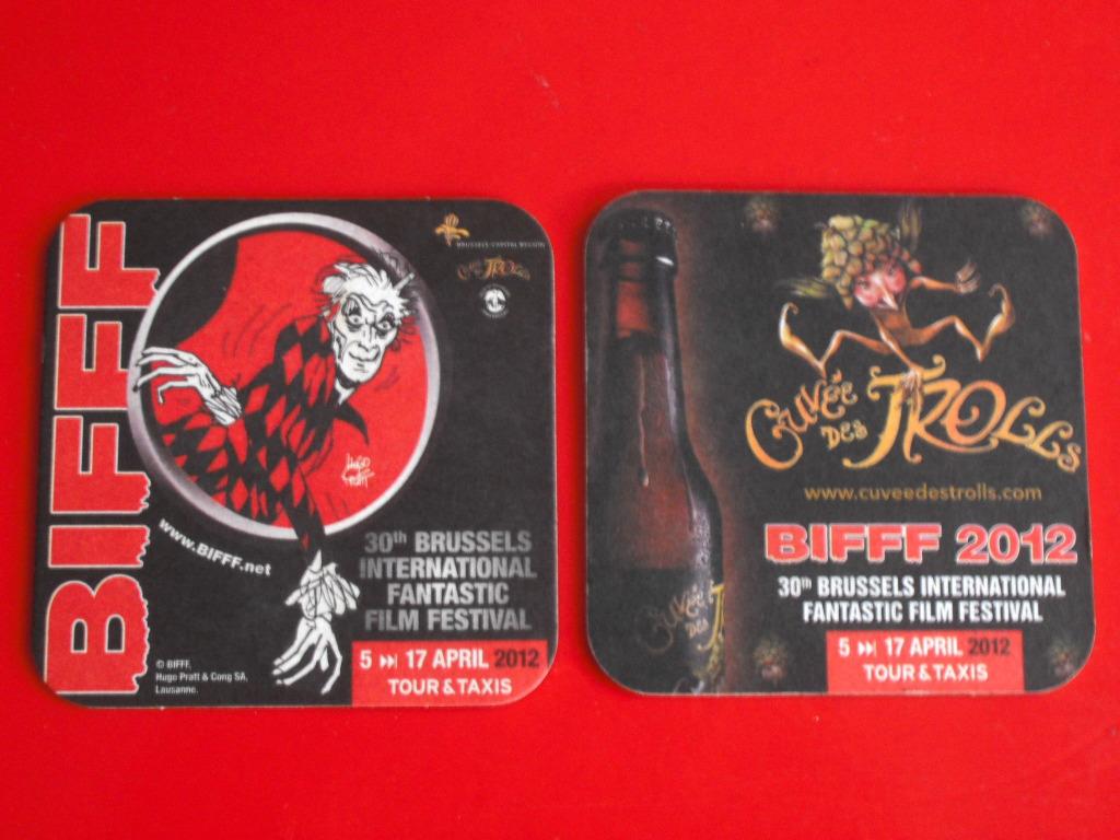 SOUS - BOCK * CUVEE DES TROLLS * BIFF 2012, Ophalen of Verzenden, Gebruikt, Viltje(s), Overige merken