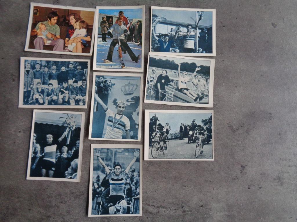 PANINI wielrennen stickers SPRINT 74 anno1974 9x EDDY MERCKX, Verzenden, Zo goed als nieuw