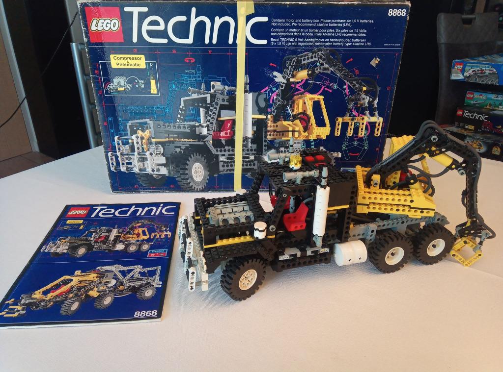 LEGO Technic 8868 Air Tech Claw Rig MET DOOS en TRAY, Enlèvement ou Envoi, Comme neuf, Ensemble complet, Lego
