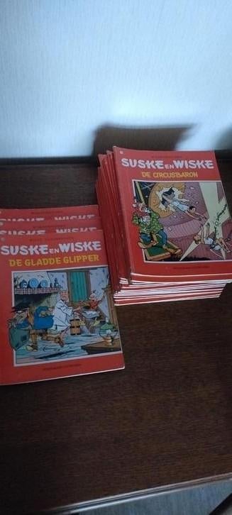 Lot Oude Suske en Wiske stripverhalen - Willy Vandersteen, Boeken, Ophalen of Verzenden, Gelezen