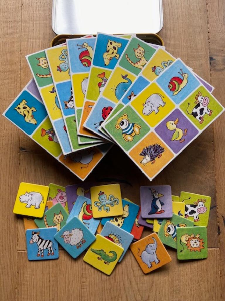 Jeu "Le loto des animaux" Haba, Trois ou quatre joueurs, Enlèvement ou Envoi, Utilisé, Haba