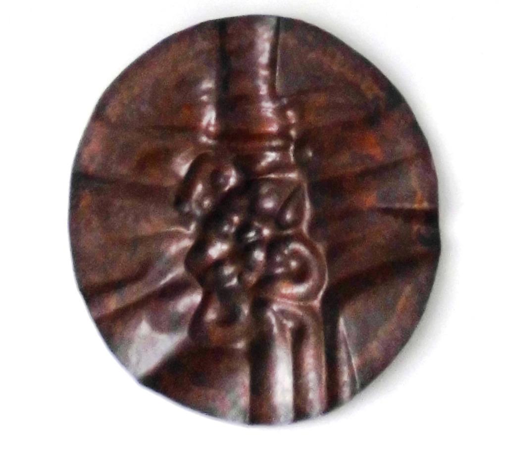 groot wandornament in brons van WALTER DE BUCK, Antiek en Kunst, Ophalen