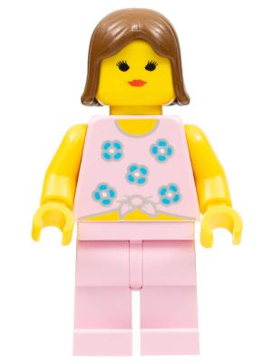 Lego figuur par008 female Blue Flowers Paradisa / F4, Enlèvement ou Envoi, Comme neuf, Briques en vrac, Lego