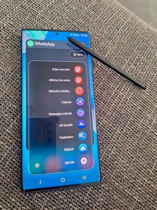 Samsung Note 20Ultra 5G Mystic Black  256 g et 12 gb de RAM, Télécoms, Téléphonie mobile | Samsung, 256 GB, Enlèvement, Utilisé