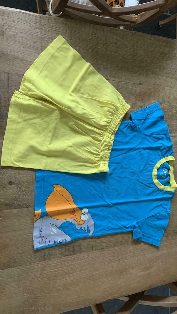 Woody zomer pyjama maat 116, Nacht- of Onderkleding, Gebruikt, Ophalen of Verzenden, Jongen