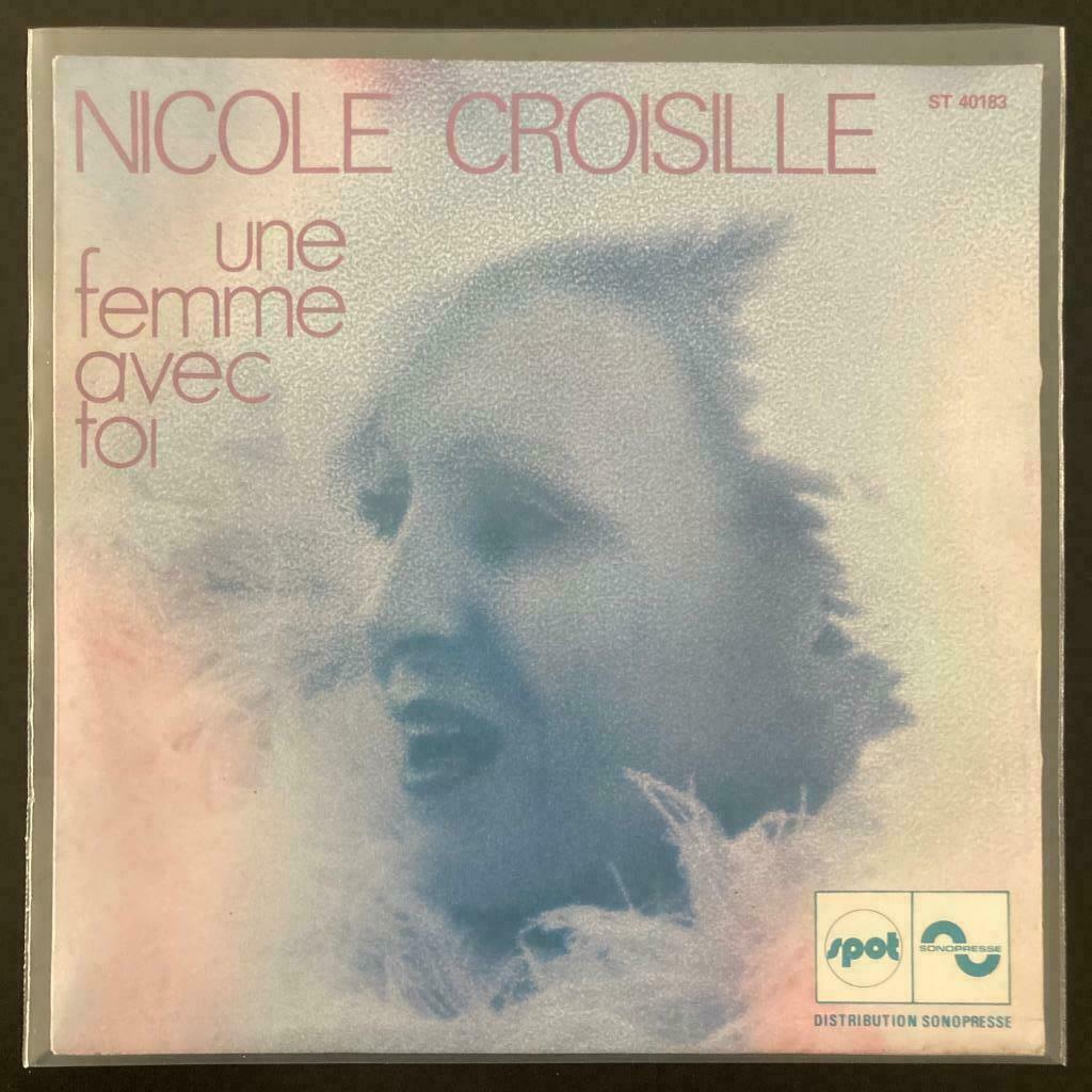 7" Nicole Croisille ‎– Une Femme Avec Toi VG+, Envoi, 7 pouces, Pop, Single