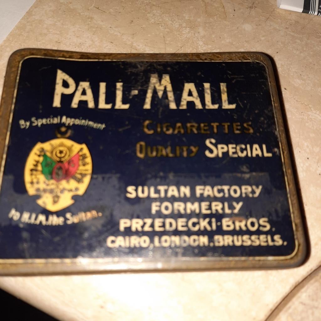 Pall - Mall sigarettedoosje uit de jaren ' 40 ., Verzamelen, Ophalen of Verzenden, Gebruikt