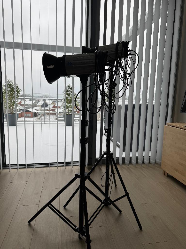 Complete Studioverlichtingsset – Alles in Goede Staat, Ophalen, Gebruikt, Overige merken, Kantelbaar