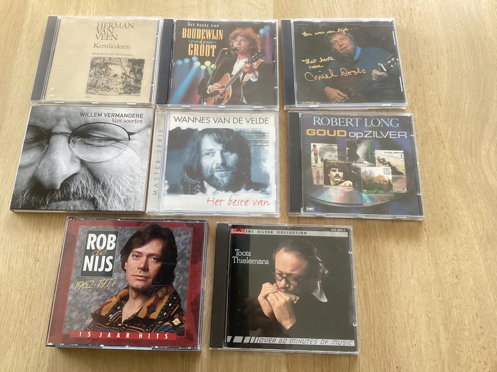 Wannes v/d velde, Willem Vermandere, Toots Thielemans, 9 cd, Enlèvement ou Envoi, Comme neuf