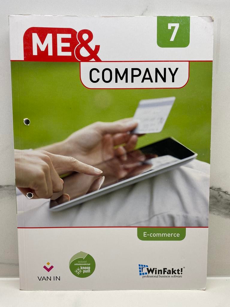 ME & Company 7 e-commerce - leerwerkboek, Boeken, Schoolboeken, Ophalen of Verzenden, Zo goed als nieuw, Van In, Bedrijfseconomie