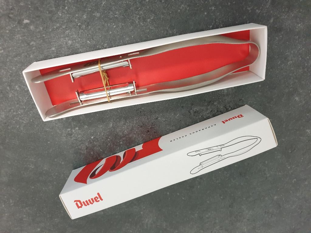 Duvel aspergeschiller, Verzamelen, Ophalen of Verzenden, Nieuw, Duvel