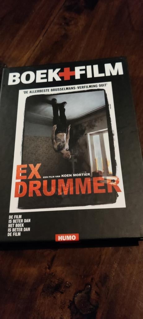 Ex Drummer dvd en boek ( Humo), Ophalen of Verzenden, Zo goed als nieuw