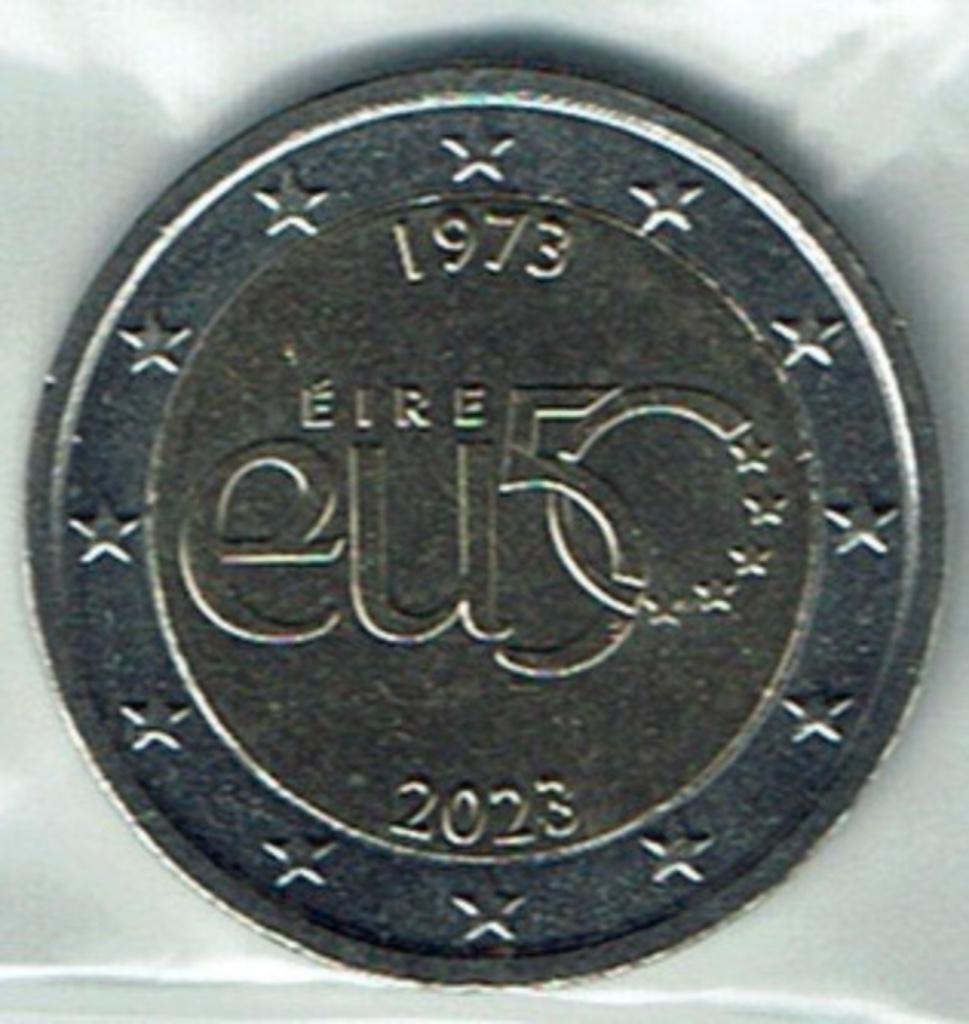 Pièce de 2 euros Irlande 2023 50 ans à l'UE UNC, Timbres & Monnaies, Monnaies | Europe | Monnaies euro, Envoi, Irlande, 2 euros
