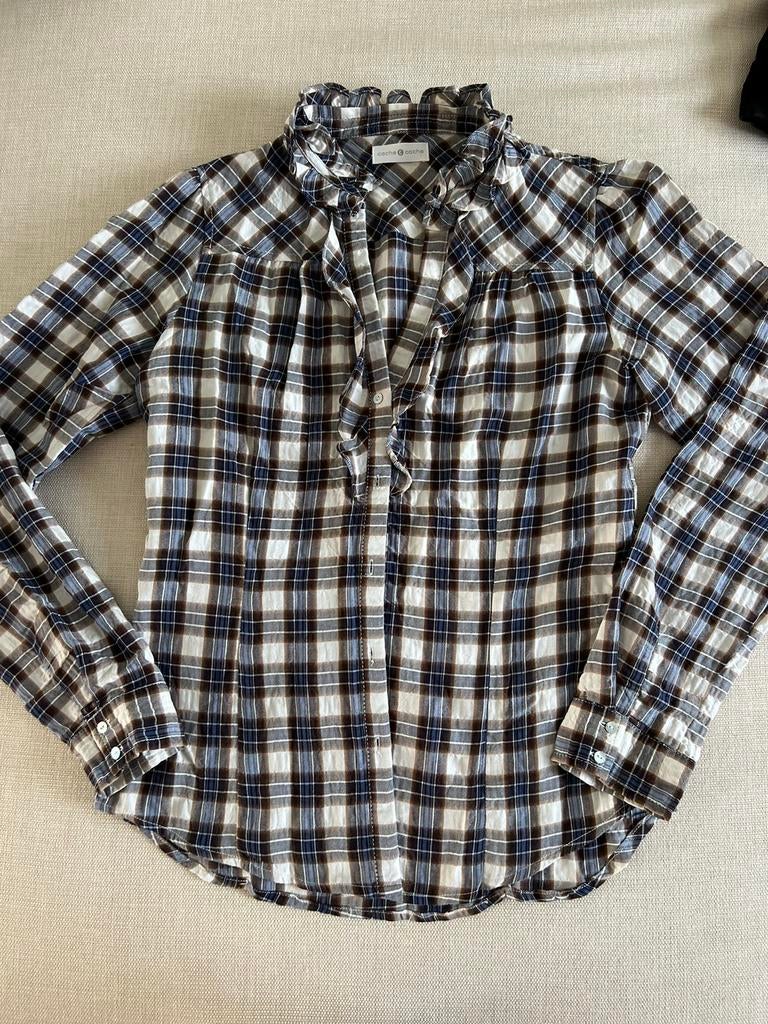 Chemise froufrou Cache-Cache taille M, Zo goed als nieuw, Maat 38/40 (M), Blauw