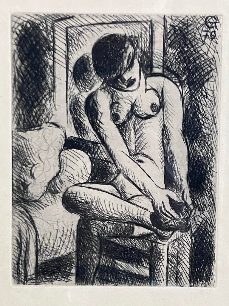 Ets Marcel Gromaire (1892-1971), Antiek en Kunst, Kunst | Etsen en Gravures, Ophalen of Verzenden