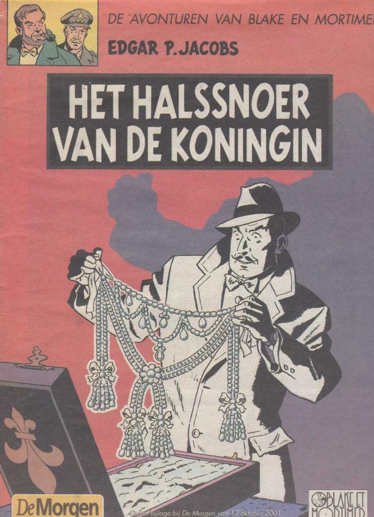 Het Halssnoer van de Koningin door Edgar P.Jacobs, Une BD, Enlèvement ou Envoi, Utilisé