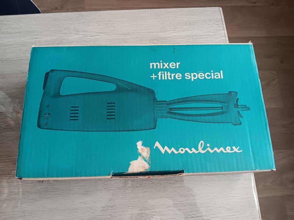 Mixer Moulinex, Electroménager, Mélangeurs de cuisine, Moins de 1 litre, Enlèvement ou Envoi, Utilisé, 1 vitesse