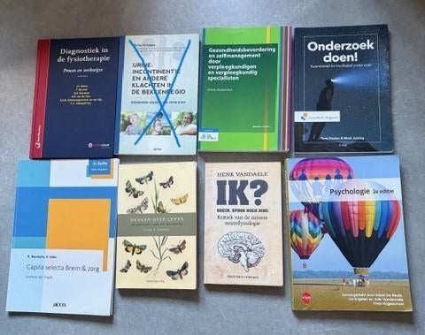 verpleegkunde: gezondheidsbevordering- kiné: fysiotherapie., Boeken, Studieboeken en Cursussen, Ophalen of Verzenden