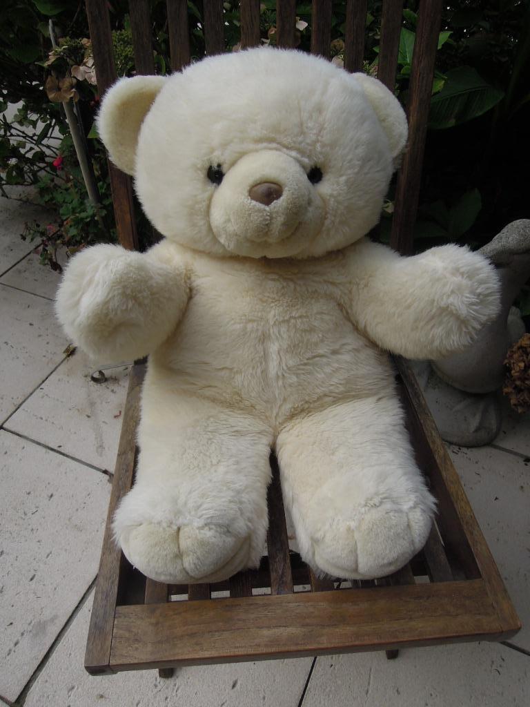 ours blanc H 60 cm, Enlèvement, Comme neuf, Ours