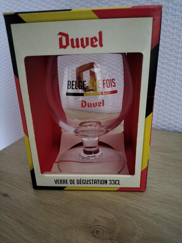 Duvelglas Belge une fois, Ophalen of Verzenden, Zo goed als nieuw, Glas of Glazen, Duvel