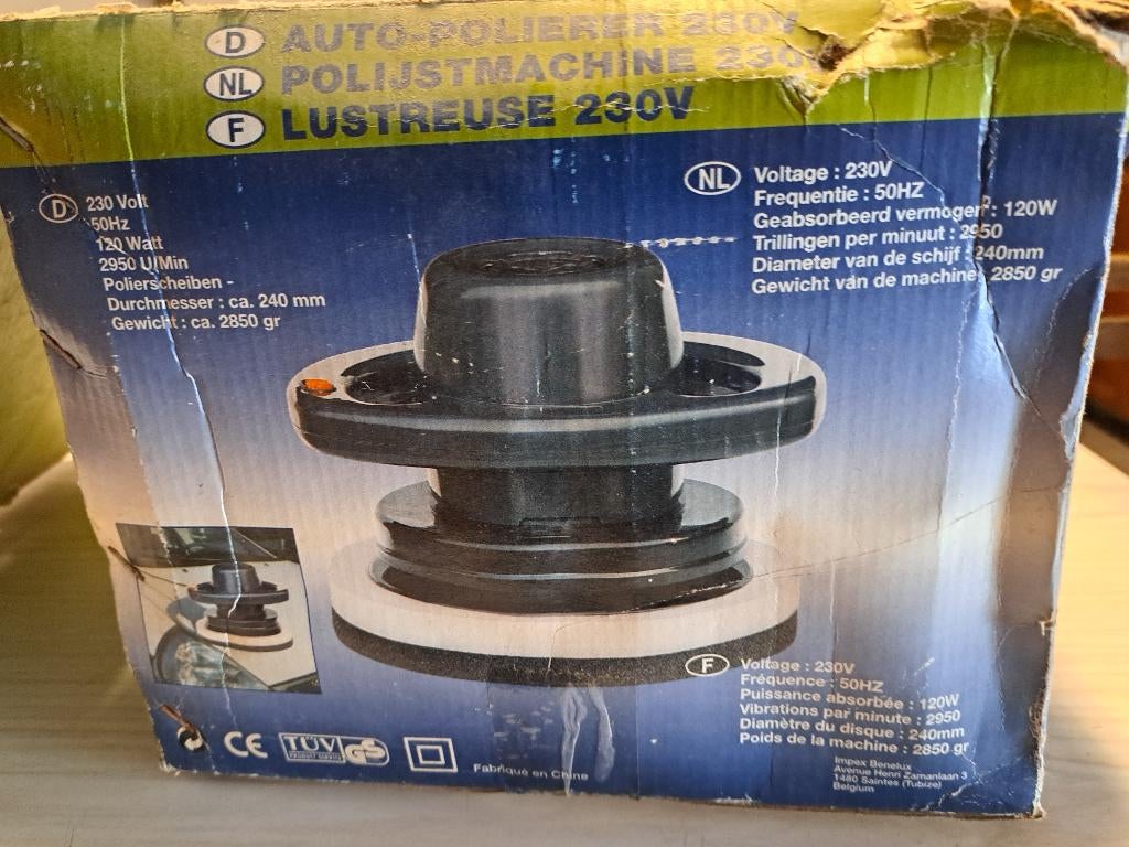 Lustreuse 230V, Enlèvement, Utilisé