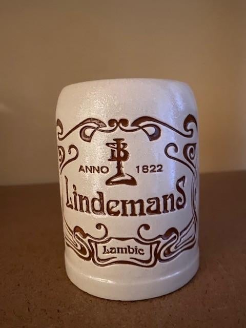Chope en grès  LINDEMANS, Collections, Enlèvement ou Envoi, Neuf, Chope(s)