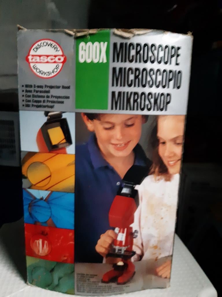 Microscoop voor kinderen merk :Tasco met toebehoren zie foto, Ophalen of Verzenden, Zo goed als nieuw
