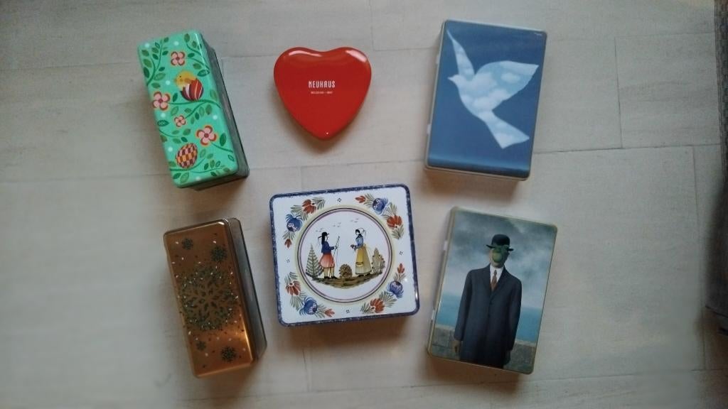 boîtes métalliques, Collections, Enlèvement, Comme neuf