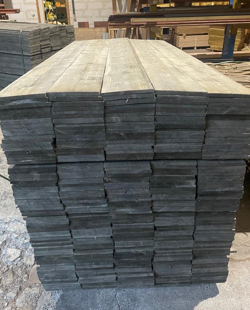 Barnwood I Verouderd steigerhout I steigerplanken grijs 15mm, Doe-het-zelf en Bouw, Hout en Planken, Geïmpregneerd, Minder dan 25 mm