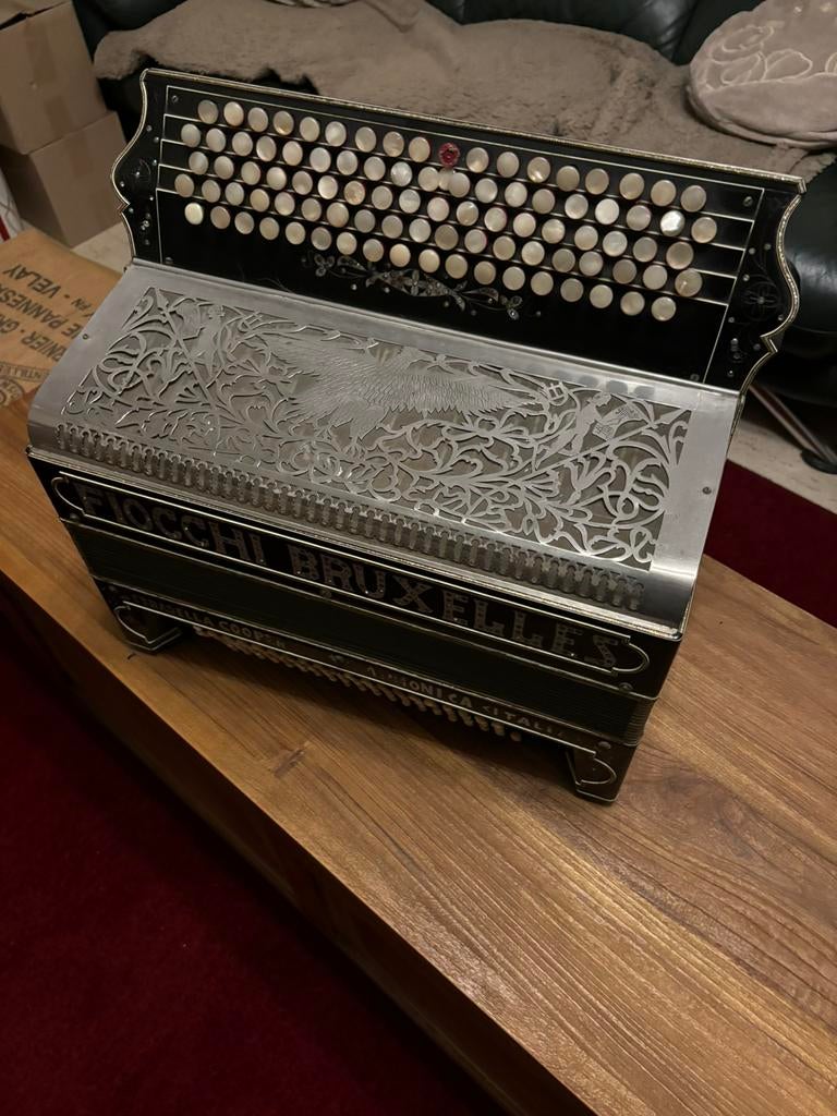 Accordéon, Musique & Instruments, Accordéons, Enlèvement, Utilisé, Avec valise