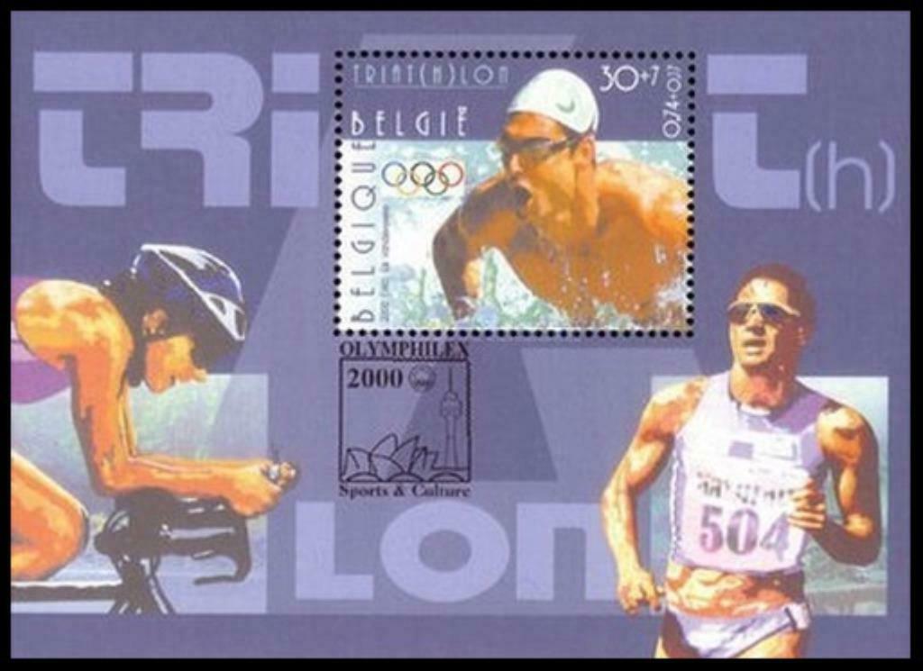BL86 Postzegel Blok velletje Sport Olympische Spelen Sydney, Ophalen of Verzenden, Frankeerzegel, Postfris, Sport