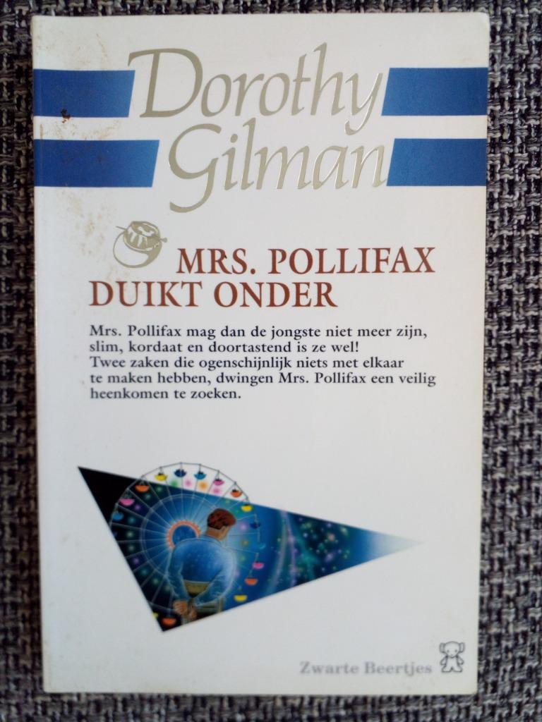 Dorothy Gilman- 2 aventures de Mme Pollifax (ZwarteBeertjes), Enlèvement ou Envoi, Comme neuf, Dorothy Gilman
