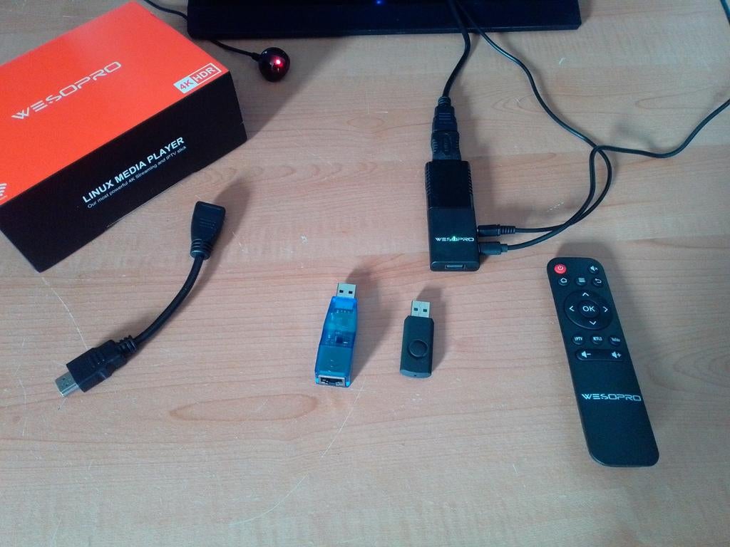 Linux Media player HDMI stick 4K HDR, Enlèvement ou Envoi, HDMI