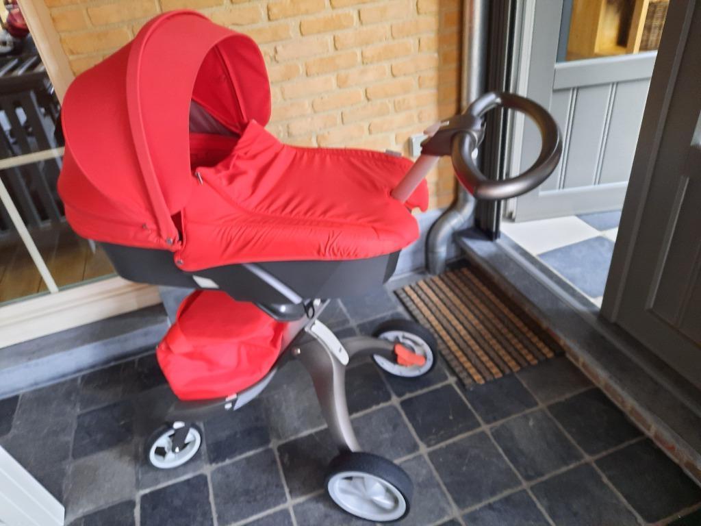 Kinderwagen , buggy, Kinderen en Baby's, Gebruikt, Verstelbare duwstang, Ophalen, Kinderwagen