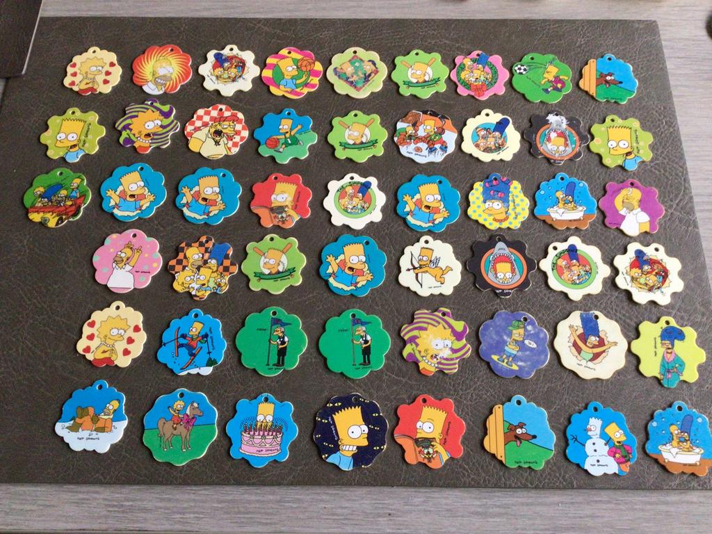 Flippo’s simpsons, 51 stuks, Enlèvement ou Envoi, Flippos en vrac