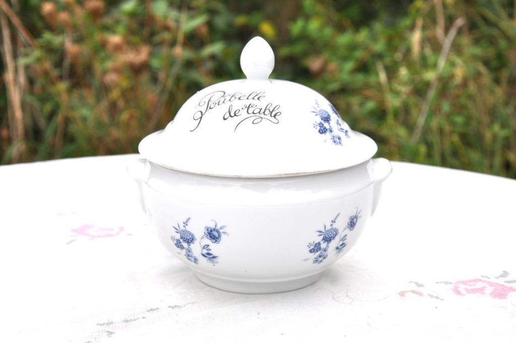 poubelle de table en porcelaine france, Enlèvement ou Envoi, Comme neuf, Porcelaine, Autres types