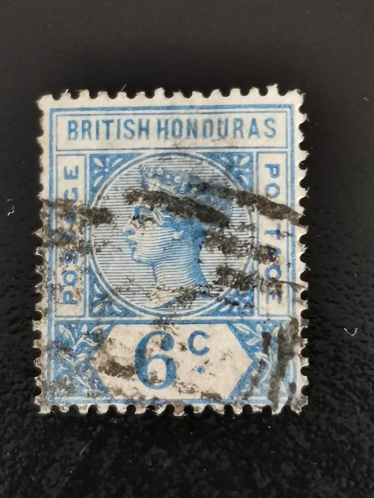 British Honduras 1891 - Koningin Victoria, Ophalen of Verzenden, Gestempeld, Midden-Amerika