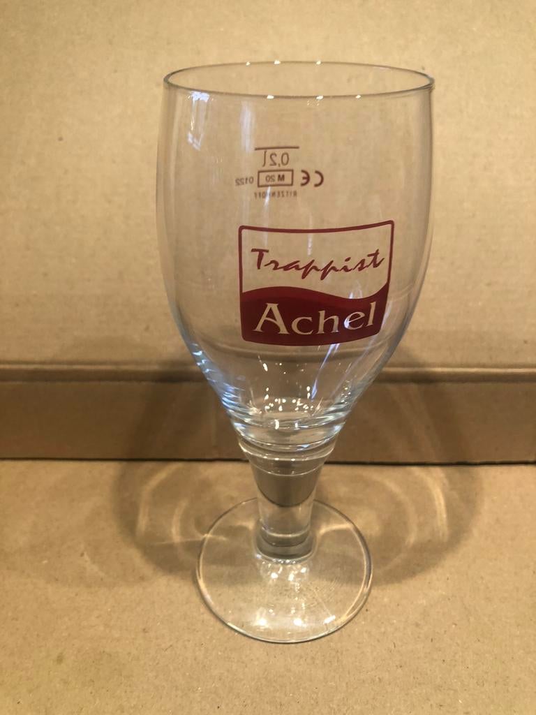 TRAPPIST ACHEL glas 0,2 L, Verzamelen, Ophalen of Verzenden, Gebruikt, Glas of Glazen, Overige merken