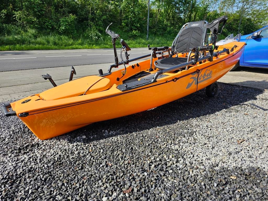 Hobie pro angler 12 md 180, Watersport en Boten, Kano's, Ophalen, Zo goed als nieuw